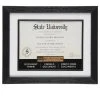 Brand new 🔔 Black 8.5" x 11" Document Frame with Mat by Studio Décor® by Studio Decor ❤️