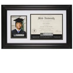 Deals 🛒 Black Document & Photo Frame, 8.5" x 11" & 5" x 7" by Studio Décor® by Studio Decor 🧨