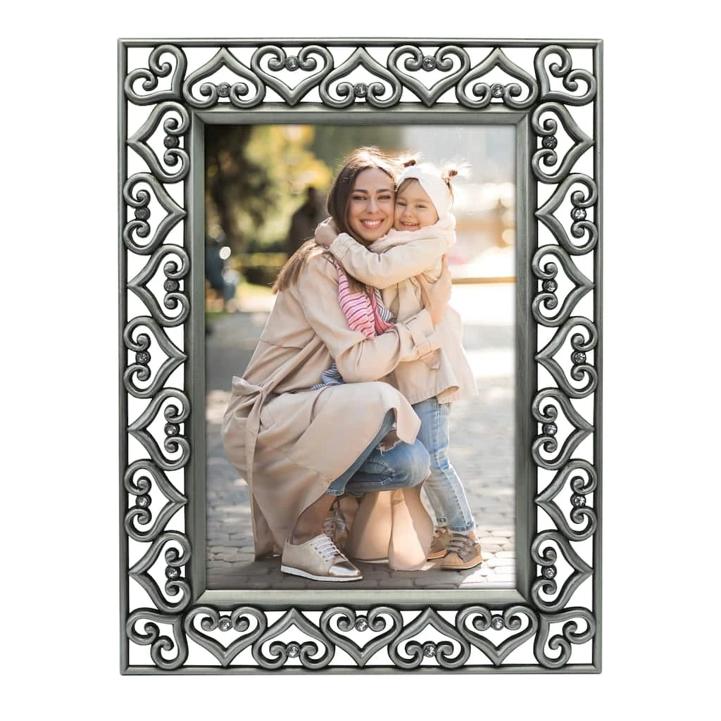 Brand new π 12 Pack: Pewter Hearts 4" x 6" Jeweled Frame, Expressions™ by Studio Décor® by Studio Decor π 4 Brand new π 12 Pack: Pewter Hearts 4" x 6" Jeweled Frame, Expressions™ by Studio Décor® by Studio Decor π - Image 4