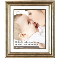 Best deal β Champagne Frame, 20" x 24" With 16" x 20" Mat, Home Collection By Studio Décor® by Studio Decor β