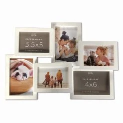 New ⭐ White 6 Opening Collage Frame, Expressions™ by Studio Décor® by Studio Decor ⌛