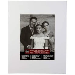 Budget 😉 16" x 20" Mat by Studio Décor®, 10" x 13" Opening, White by Studio Decor 🛒