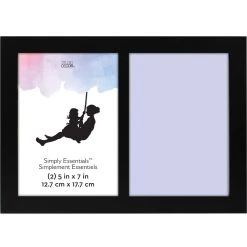 Buy 🥰 2 Opening Black 5" x 7" Frame, Simply Essentials™ by Studio Décor® by Studio Decor ⭐