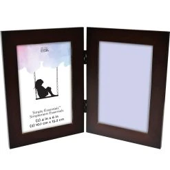 Top 10 🌟 12 Pack: 2 Opening Espresso 4" x 6" Hinged Frame, Simply Essentials™ by Studio Décor® by Studio Decor 🌟
