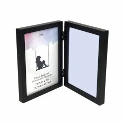 Coupon 🛒 12 Pack: 2 Opening Black 5" x 7" Hinged Frame, Simply Essentials™ by Studio Décor® by Studio Decor ✨
