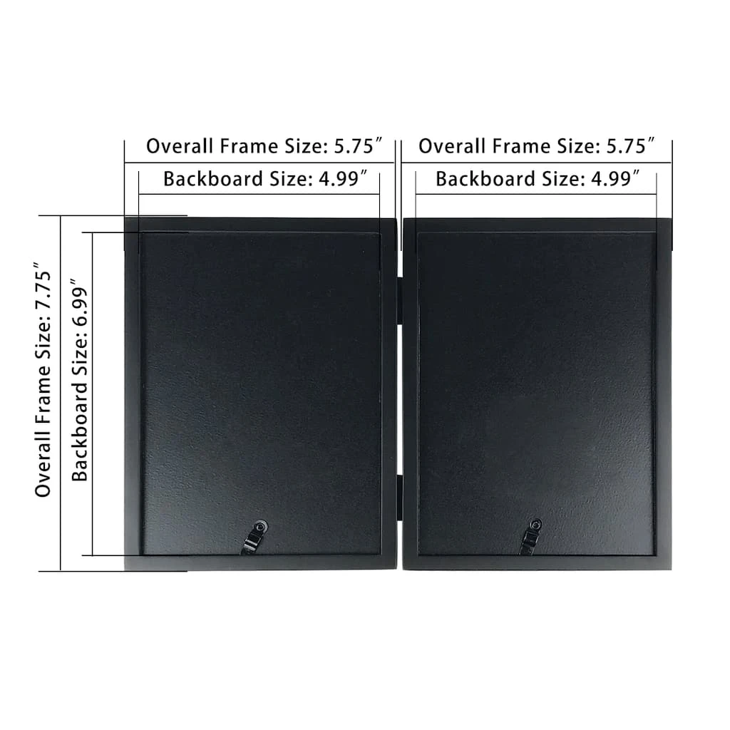 Coupon 🛒 12 Pack: 2 Opening Black 5" x 7" Hinged Frame, Simply Essentials™ by Studio Décor® by Studio Decor ✨ 3 Coupon 🛒 12 Pack: 2 Opening Black 5" x 7" Hinged Frame, Simply Essentials™ by Studio Décor® by Studio Decor ✨ - Image 3
