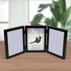 Best Sale ⭐ 12 Pack: 3 Opening Black 5" x 7" Hinged Frame, Simply Essentials™ by Studio Décor® by Studio Decor 😉 -Studio Decor Shop 10138367 5 1