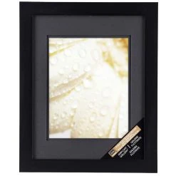 Budget ✨ Black Gallery Wall Frame with Black Double Mat by Studio Décor® by Studio Decor ✔️