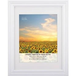 Best Sale ✔️ 4 Packs: 3 ct. (12 total) White 8" x 10" Frame with Mat, Lifestyles by Studio Décor® by Studio Decor 🌟