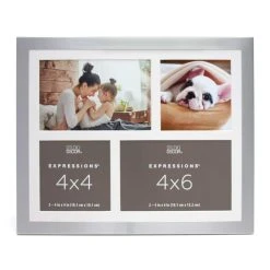 Best deal ⌛ 12 Pack: 4 Opening Silver Collage Frame, Expressions™ by Studio Décor® by Studio Decor ✔️