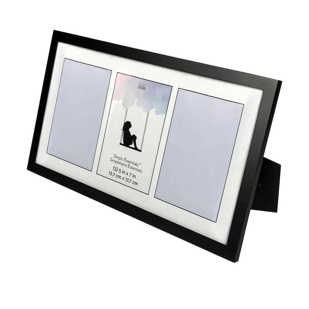 Top 10 🌟 3 Opening Black Collage Frame with Mat, Simply Essentials™ by Studio Décor® by Studio Decor 🤩 3 Top 10 🌟 3 Opening Black Collage Frame with Mat, Simply Essentials™ by Studio Décor® by Studio Decor 🤩 - Image 3