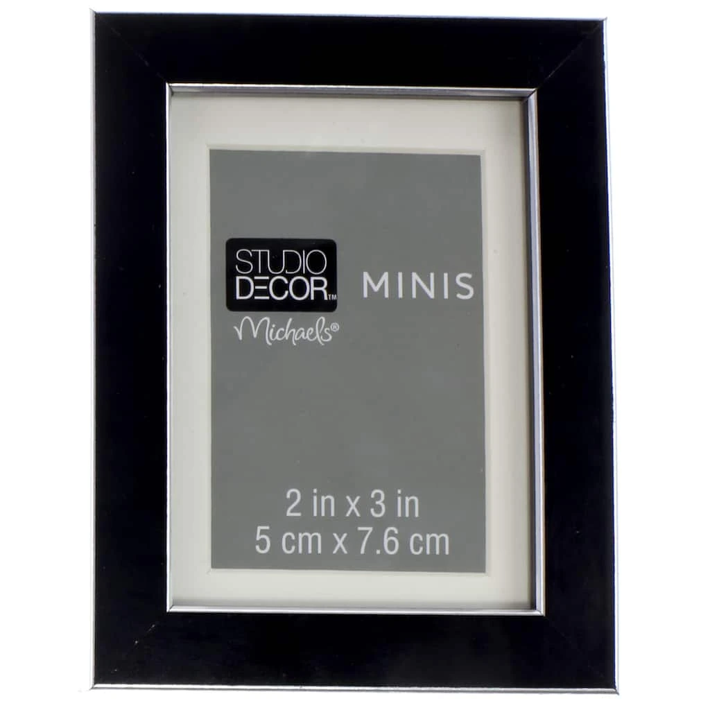 Discount ✨ Black Ridged Mini Frame With Mat By Studio Décor® by Studio Decor ✔️ 2 Discount ✨ Black Ridged Mini Frame With Mat By Studio Décor® by Studio Decor ✔️ - Image 2