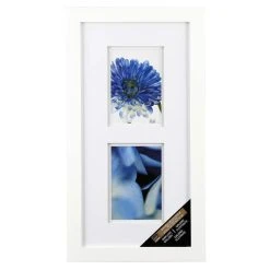 New π White 2-Opening Gallery Frame with Double Mat by Studio Décor® by Studio Decor β