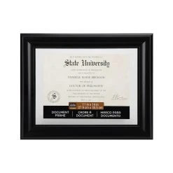 Budget 💯 Black 11" x 14" Document Float Frame by Studio Décor® by Studio Decor ⭐