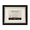 Budget 🔔 Black & Silver 8.5" x 11" Document Frame with Mat by Studio Décor® by Studio Decor ✨