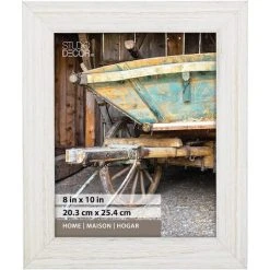 Deals 🛒 Distressed White Frame, Home Collection By Studio Décor® by Studio Decor 🔥 -Studio Decor Shop 10229135 1