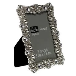 Hot Sale ⭐ 24 Pack: Silver Gems Mini Frame by Studio Décor® by Studio Decor ❤️