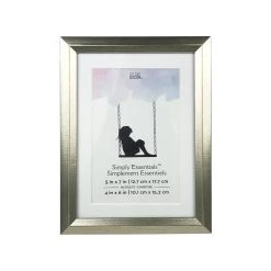 Flash Sale π― Silver Foil Frame With Mat, Simply Essentials™ By Studio Décor® by Studio Decor π₯