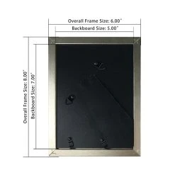 Flash Sale 💯 Silver Foil Frame With Mat, Simply Essentials™ By Studio Décor® by Studio Decor 🔥 -Studio Decor Shop 10268162 4