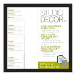 Flash Sale ❤️ Black Adjustable-Depth Shadow Box By Studio Décor® by Studio Decor ⌛