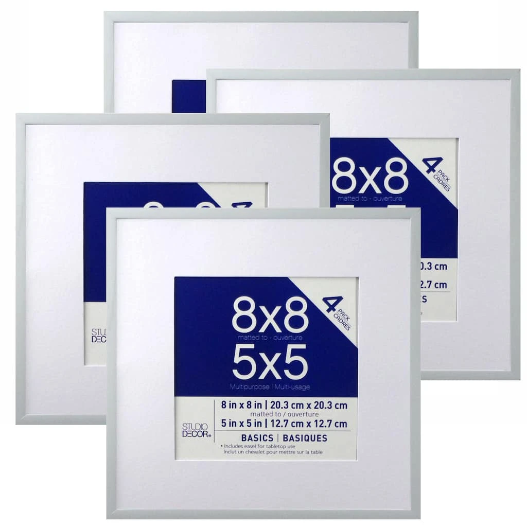 Top 10 ⭐ Basics Multipurpose Wall Frames By Studio Décor® 4-Pack, 5" x 5" by Studio Decor ❤️ 1 Top 10 ⭐ Basics Multipurpose Wall Frames By Studio Décor® 4-Pack, 5" x 5" by Studio Decor ❤️