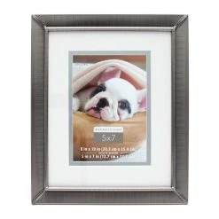 Coupon 🧨 12 Pack: Etched Pewter 8" x 10" Frame with Double Mat, Expressions™ by Studio Décor® by Studio Decor 🔥