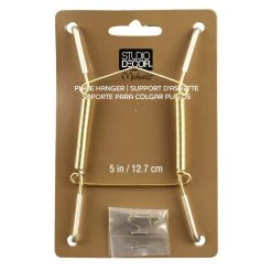 New ⌛ 24 Pack: Brass Plate Hanger by Studio Décor® by Studio Decor 🛒
