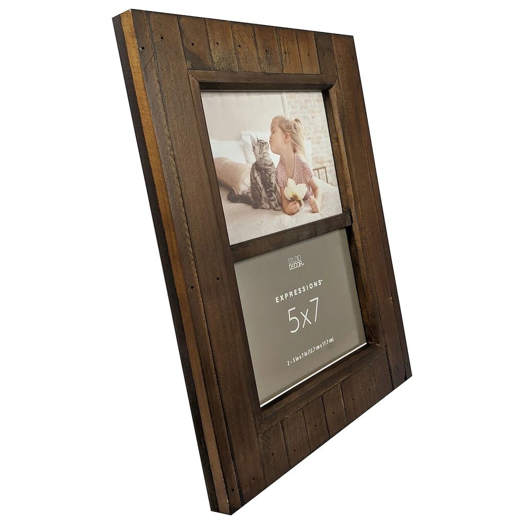 Best Sale 🤩 2 Opening Espresso Salvage Chic 5" x 7" Frame, Expressions™ by Studio Décor® by Studio Decor ⭐ 2 Best Sale 🤩 2 Opening Espresso Salvage Chic 5" x 7" Frame, Expressions™ by Studio Décor® by Studio Decor ⭐ - Image 2