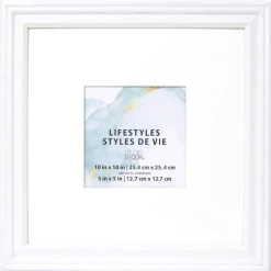 Hot Sale 😀 White Square Frame With Mat, Lifestyles™ by Studio Décor® by Studio Decor ✨ -Studio Decor Shop 10315702 1 1