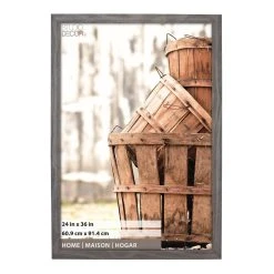 Deals 🧨 6 Pack: Gray 24" x 36" Barnwood Frame, Home Collection by Studio Décor® by Studio Decor ⭐