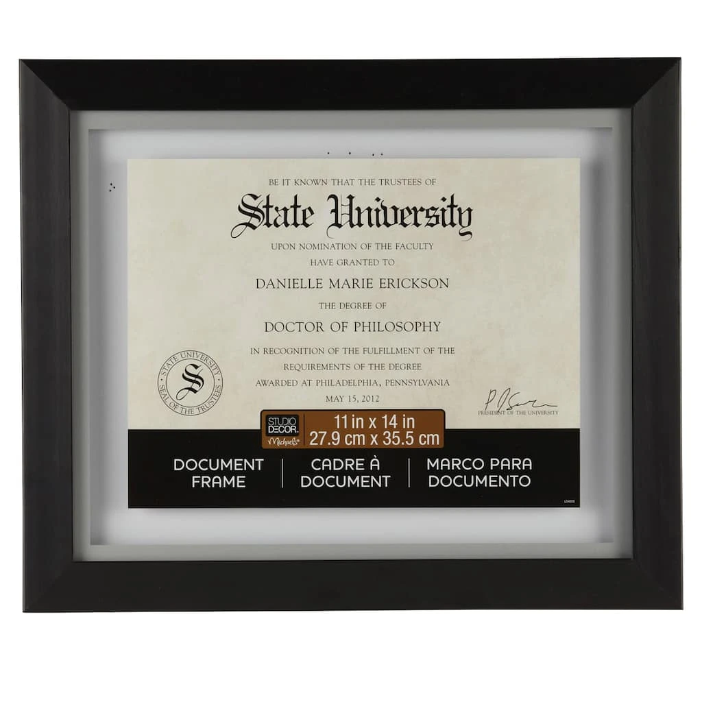 Wholesale 𧨠6 Pack: Black 11" x 14" Document Float Frame by Studio Décor® by Studio Decor π 1 Wholesale 𧨠6 Pack: Black 11" x 14" Document Float Frame by Studio Décor® by Studio Decor π