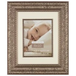 Best deal π Silver Floral Frame with Mat, Home Collection by Studio Décor® by Studio Decor π