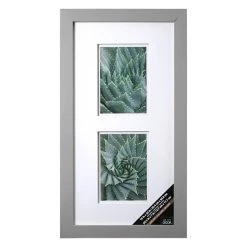 New ✔️  Gray 2-Opening Gallery Frame with Double Mat by Studio Décor® by Studio Decor ⌛