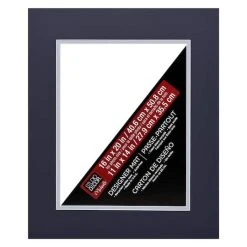 Outlet 👏 16" x 20" Double Mat By Studio Décor®, 11" x 14" Opening by Studio Decor 😀 -Studio Decor Shop 10349520