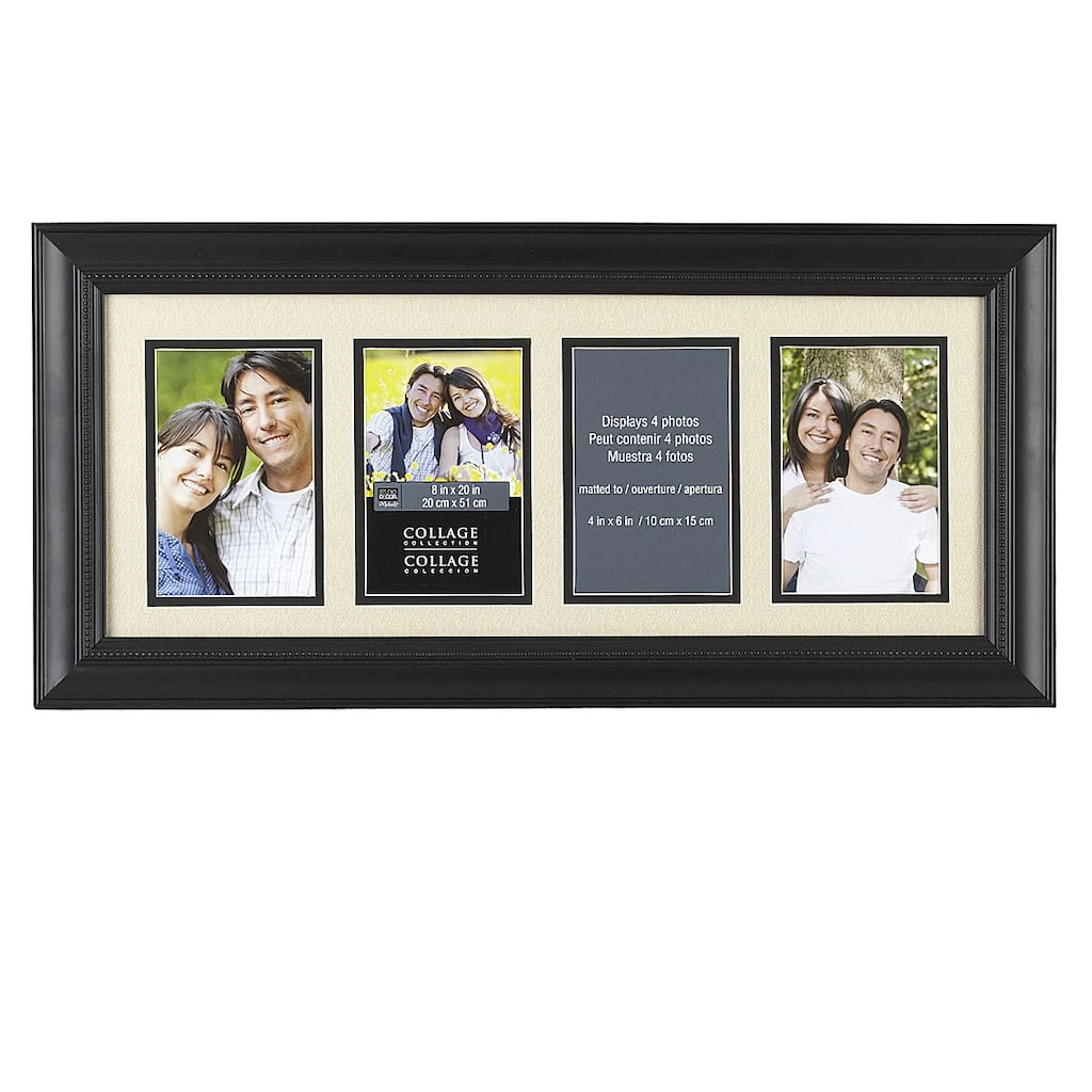 Flash Sale 🔥 6 Pack: 4 Opening Black Laroche 4" x 6" Collage Frame with Mat by Studio Décor® by Studio Decor ⭐ 1 Flash Sale 🔥 6 Pack: 4 Opening Black Laroche 4" x 6" Collage Frame with Mat by Studio Décor® by Studio Decor ⭐