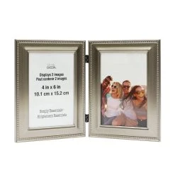 New π₯° 12 Pack: Antique Pewter, 4" x 6", Hinged Frame Simply Essentials™ By Studio Décor® by Studio Decor π