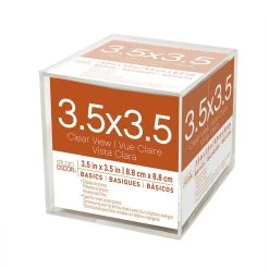Promo 👏 12 Pack: Acrylic Photo Cube Basics By Studio Décor®, 3.5" x 3.5" by Studio Decor 👍