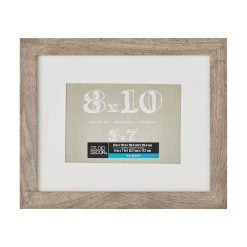 Budget ⭐ Gray Belmont Frame With Mat By Studio Décor® by Studio Decor ✨ -Studio Decor Shop 10392853 30 1