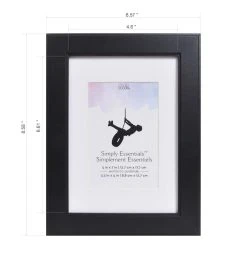 Best deal 🎁 Black Flat Frame with Mat, Simply Essentials™ by Studio Décor® by Studio Decor 🔔 -Studio Decor Shop 10397393 7