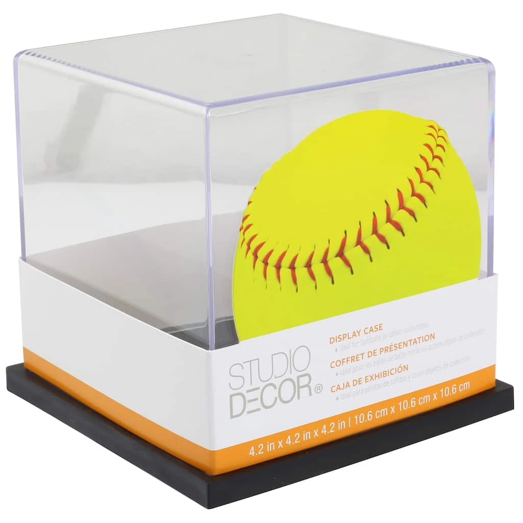Wholesale π― 12 Pack: Softball Display Case by Studio Décor® by Studio Decor π 2 Wholesale π― 12 Pack: Softball Display Case by Studio Décor® by Studio Decor π - Image 2