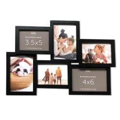 Outlet 👍 12 Pack: 6 Opening Black Collage Frame, Expressions™ by Studio Décor® by Studio Decor 🔥