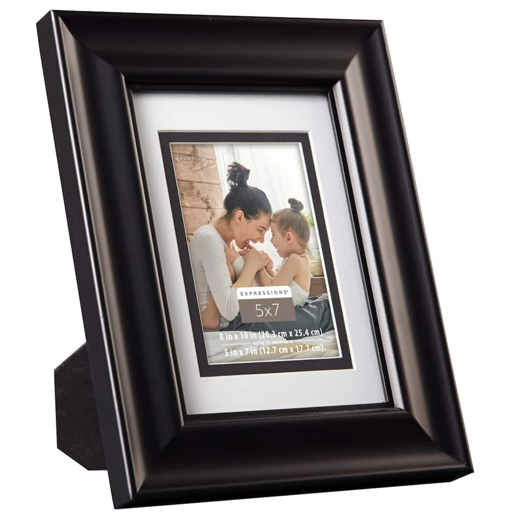 Top 10 ✔️ 12 Pack: Black Beveled 5" x 7" Frame with Double Mat, Expressions™ by Studio Décor® by Studio Decor 🧨 2 Top 10 ✔️ 12 Pack: Black Beveled 5" x 7" Frame with Double Mat, Expressions™ by Studio Décor® by Studio Decor 🧨 - Image 2