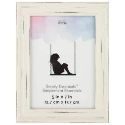 Promo 😍 Distressed White Frame, Simply Essentials™ by Studio Décor® by Studio Decor 💯 -Studio Decor Shop 10413876 1 1