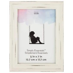 Promo 😍 Distressed White Frame, Simply Essentials™ by Studio Décor® by Studio Decor 💯