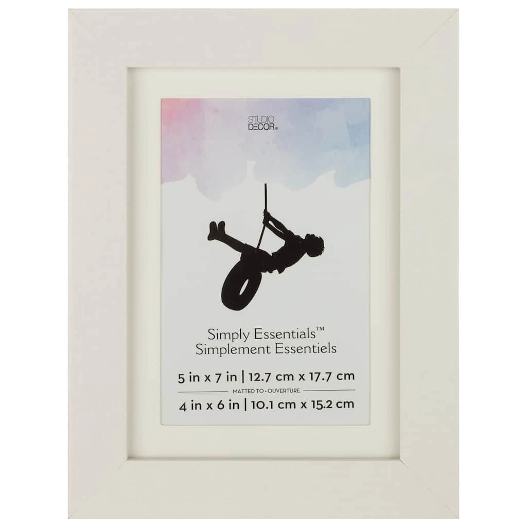 Promo ๐ 12 Pack: White 4" x 6" Frame with Mat, Simply Essentials™ by Studio Décor® by Studio Decor โ 1 Promo ๐ 12 Pack: White 4" x 6" Frame with Mat, Simply Essentials™ by Studio Décor® by Studio Decor โ