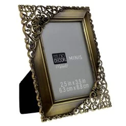 Brand new ✨ 24 Pack: Antique Bronze Ornate 2.5" x 3.5" Mini Frame by Studio Décor® by Studio Decor 😍
