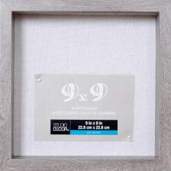 Brand new βοΈ Gray Belmont Shadow Box By Studio Décor® by Studio Decor β
