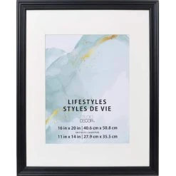 Deals 👏 Black Large Frame With Mat, Lifestyles™ by Studio Décor® by Studio Decor 🎁 -Studio Decor Shop 10477351 1 1