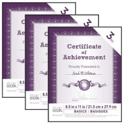 Top 10 ✔️ 3 Pack Black 8.5" x 11" Frames, Basics by Studio Décor® by Studio Decor ⌛