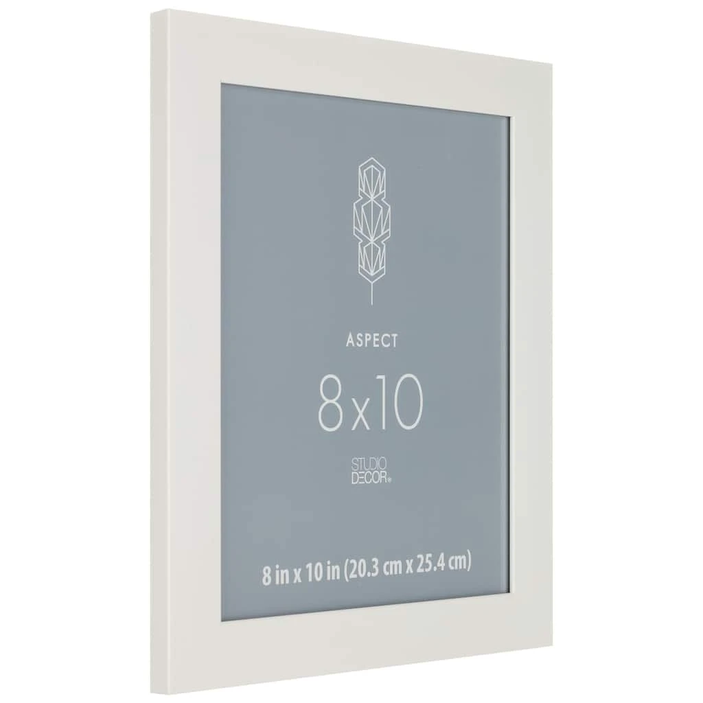 Best deal π― 12 Pack: White Wide 8" x 10" Frame, Aspect by Studio Décor® by Studio Decor π 3 Best deal π― 12 Pack: White Wide 8" x 10" Frame, Aspect by Studio Décor® by Studio Decor π - Image 3